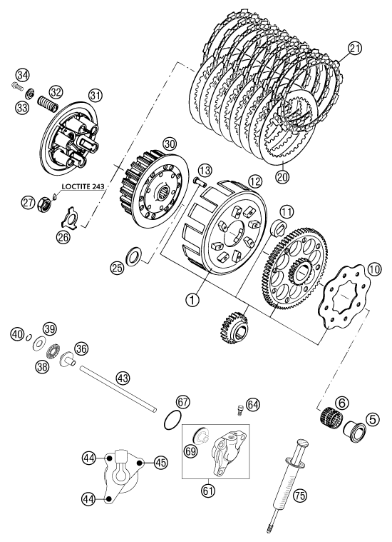 Sprängskiss KOPPLING