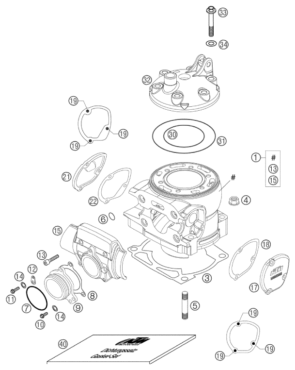 Sprängskiss CYLINDER