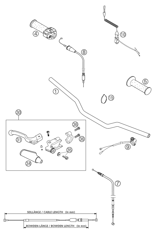 Sprängskiss STYRE & REGLAGE