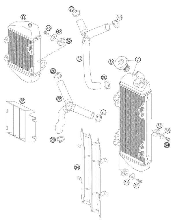 Sprängskiss KYLSYSTEM