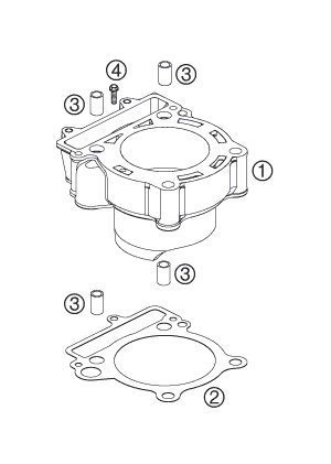 Sprängskiss CYLINDER