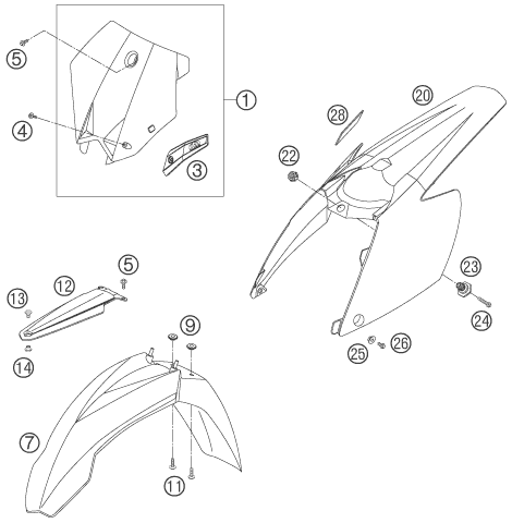 Sprängskiss PLAST