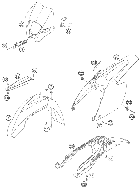 Sprängskiss PLAST
