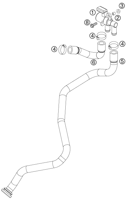 Sprängskiss SECONDARY AIR SYSTEM SAS