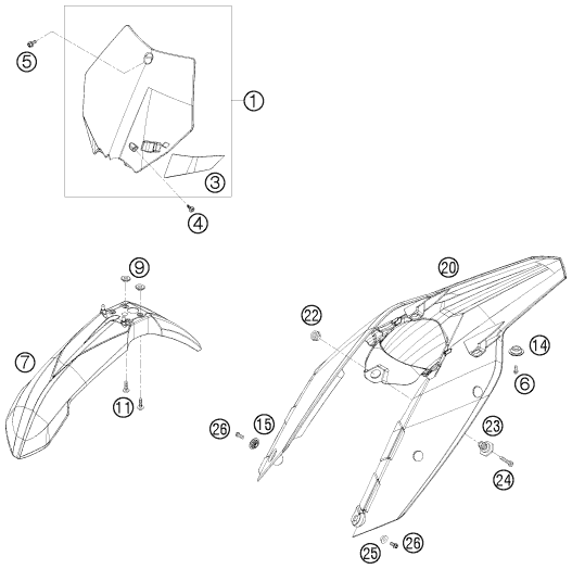 Sprängskiss PLAST