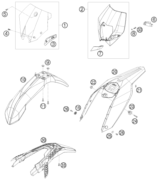 Sprängskiss PLAST