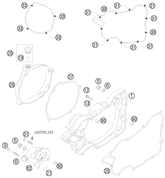 Sprängskiss KÅPA KOPPLING