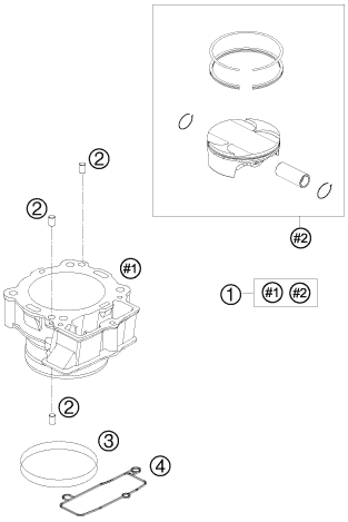 Sprängskiss CYLINDER