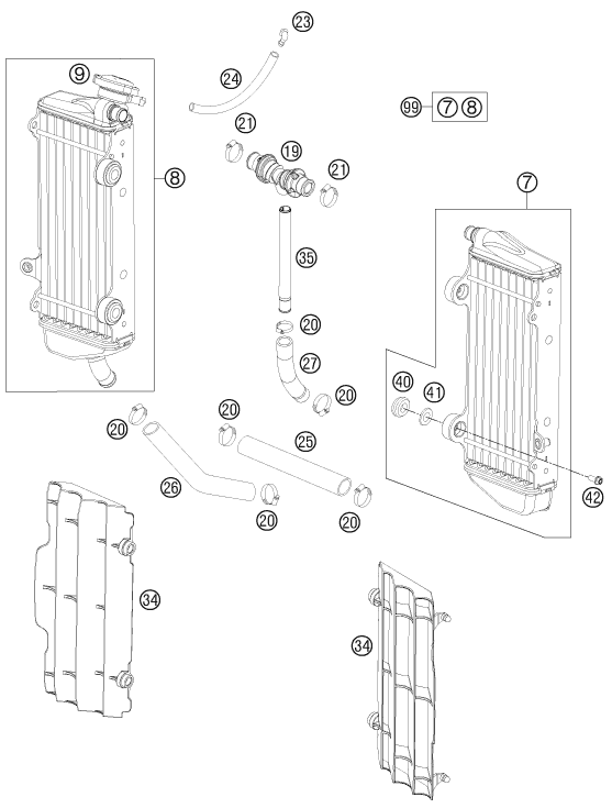 Sprängskiss KYLSYSTEM