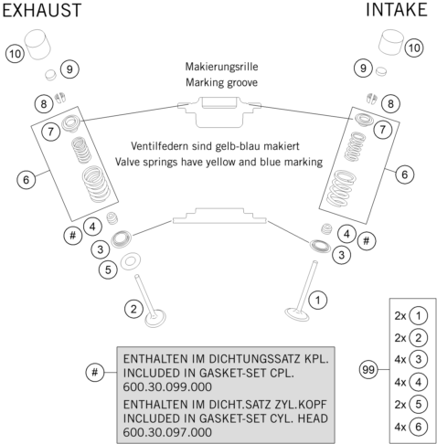 Sprängskiss VENTILMEKANISM