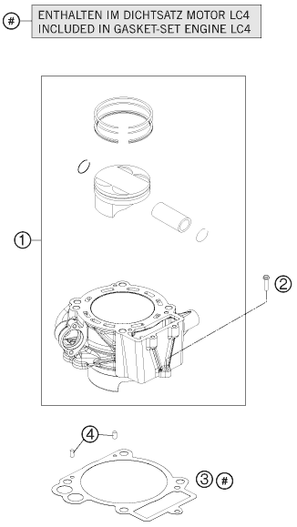 Sprängskiss CYLINDER