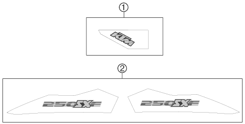 Sprängskiss DEKALER