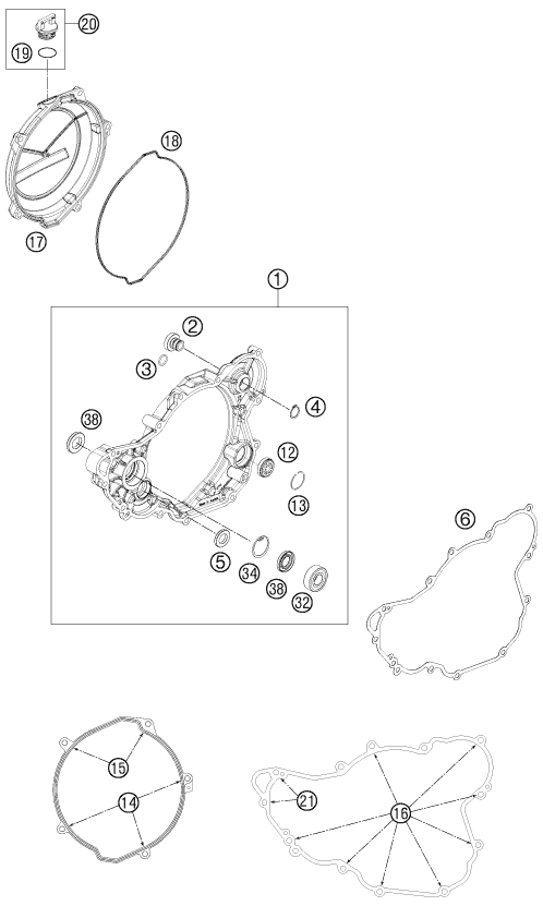 Sprängskiss KÅPA KOPPLING