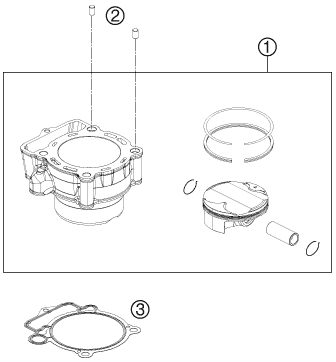 Sprängskiss CYLINDER
