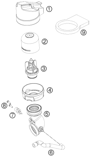 Sprängskiss LUFTFILTER