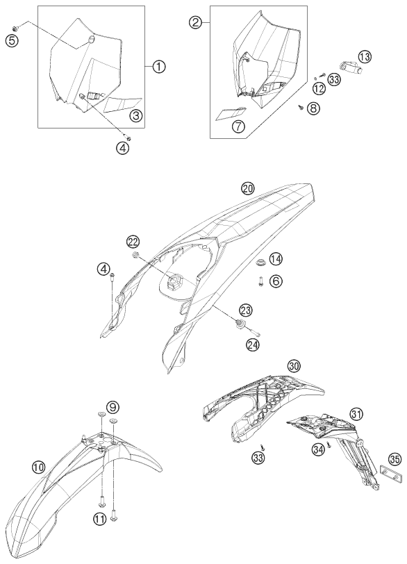 Sprängskiss PLAST