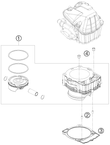 Sprängskiss CYLINDER