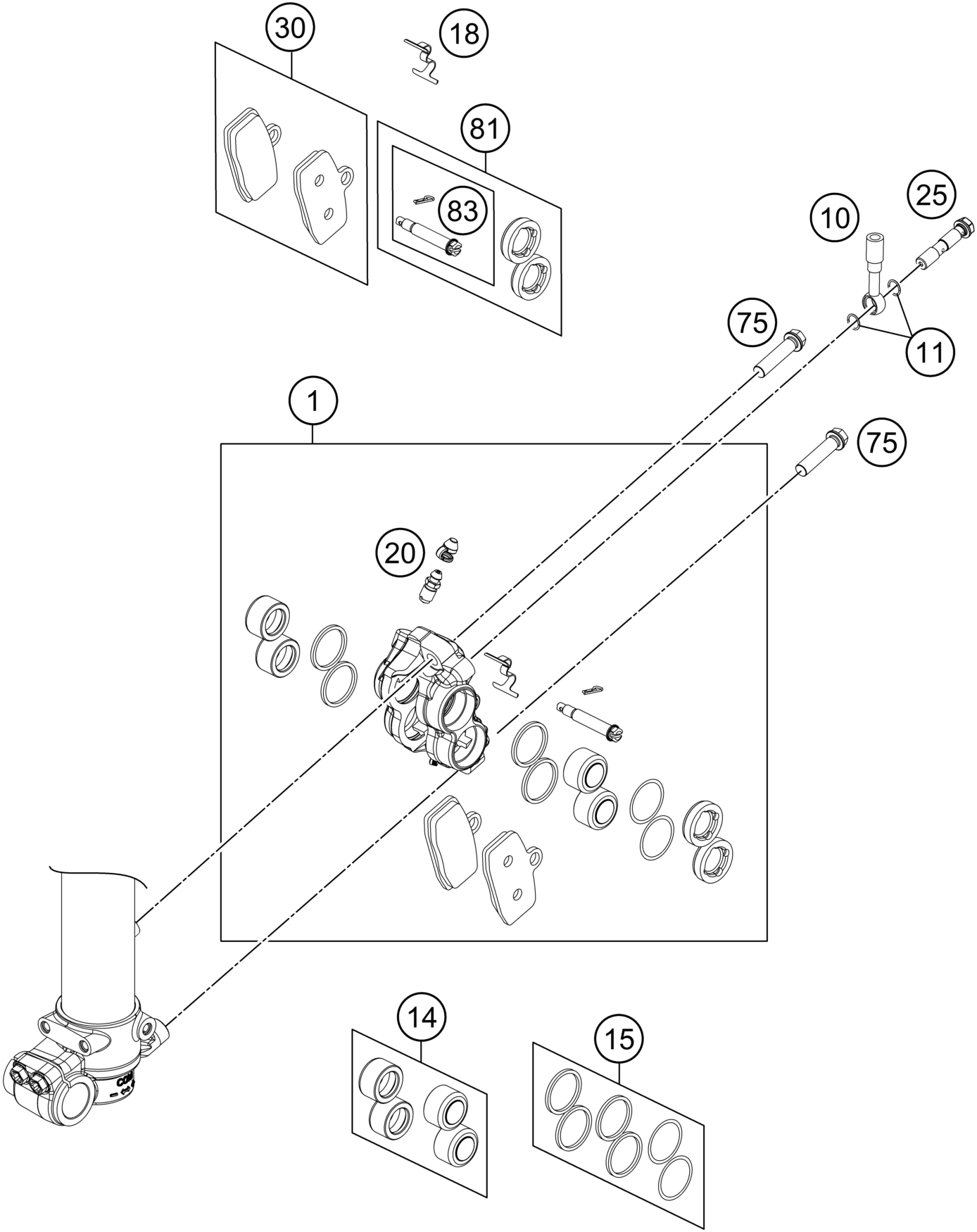 Sprängskiss BROMS FRAM
