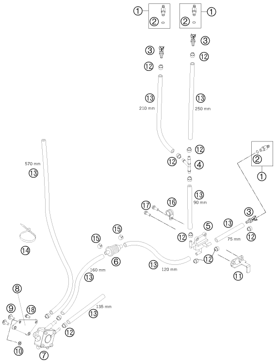 Sprängskiss BRÄNSLEPUMP