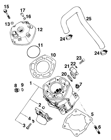 Sprängskiss CYLINDER