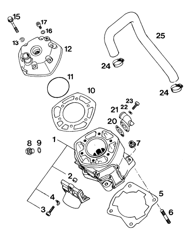 Sprängskiss CYLINDER