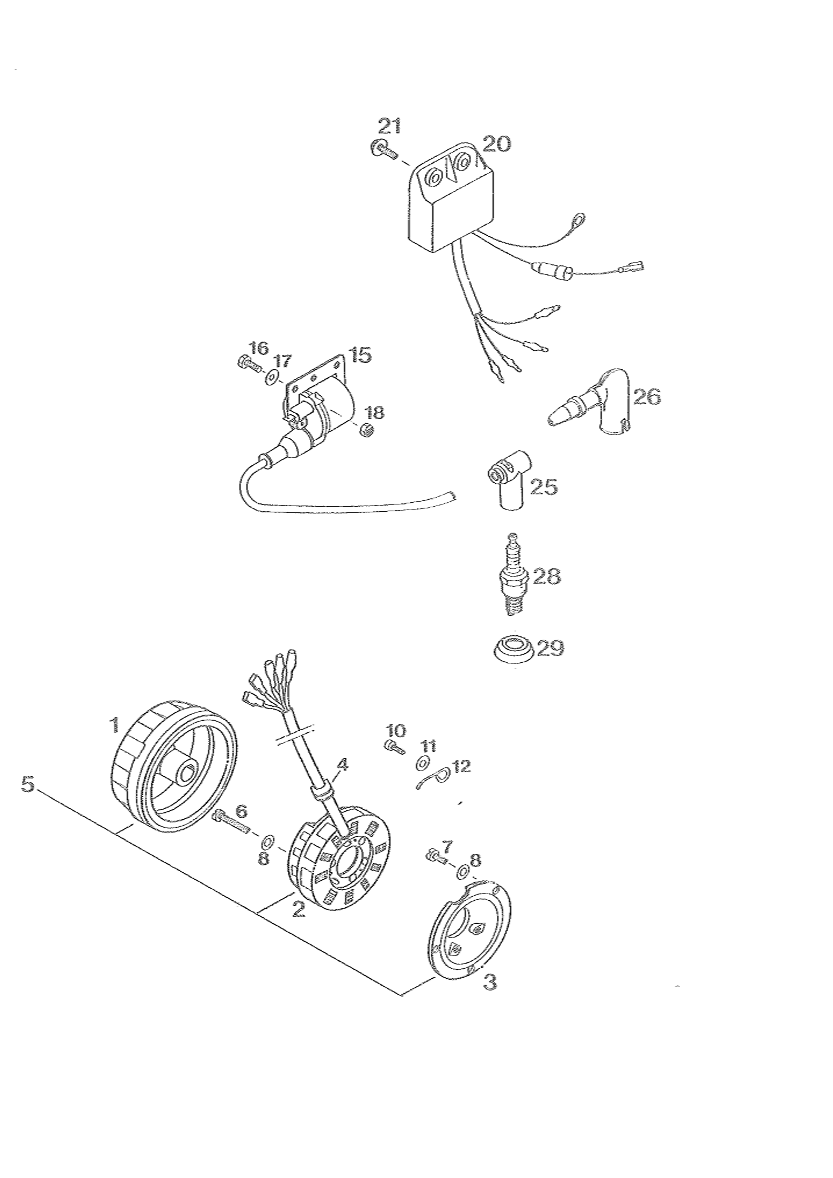 Sprängskiss TÄNDSYSTEM