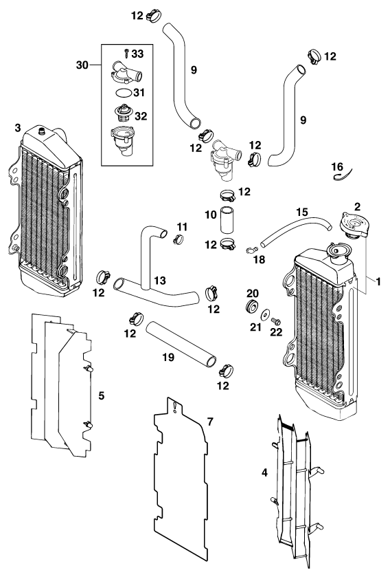 Sprängskiss VATTENPUMP