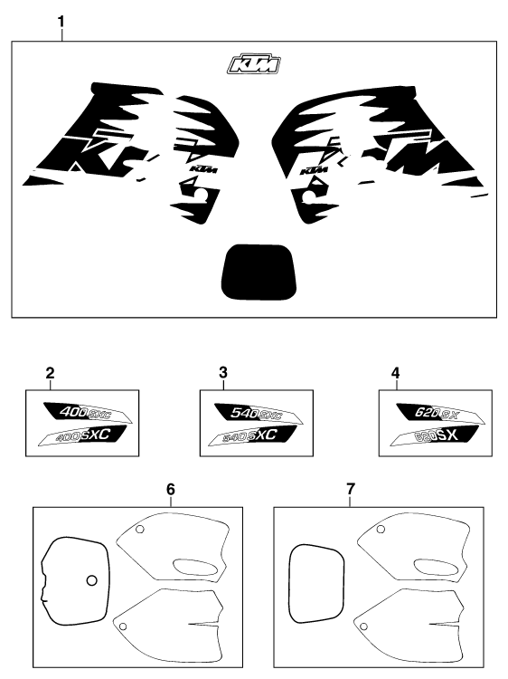 Sprängskiss DEKALER